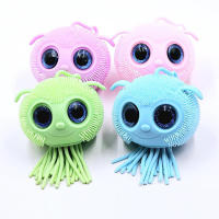 Juguete Electrónico De Ojos Grandes Y Medusa De Gelatina Con Flash Band TPR Pinching Y Relaxing Toy Para Niños De 3-12 Años - details 0