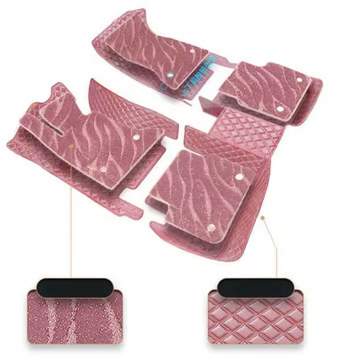 Manta de doble capa personalizada para el suelo del coche, alfombrillas de cuero para el BYD Atto 3 2022, alfombrillas para el pie, piezas, detalles interiores, accesorios - 1
