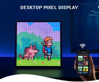 Pantalla De Matriz LED De 50cm Con Pantalla Digital USB 5V Decoración De Habitación Programable Con APP Regalo De Navidad Iluminación Nocturna Rectangular - details 0