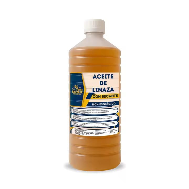Aceite de Linaza para Madera BricoSalvaje Premium con Secante  100% Ecológico  Protección y Embellecimiento de Maderas Naturales  Fácil Aplicación - 1