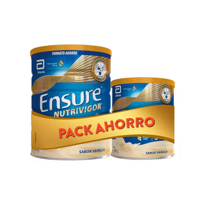 Ensure Nutrivigor PACK AHORRO 850g+400g - Complemento Alimenticio para Adultos, con HMB, Proteínas, Vitaminas y Minerales, como el Calcio - 1