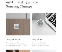 Xiaomi DUKA Atuman Medidor De Temperatura Y Humedad Digital LCD Reloj Estación Meteorológica Interior Exterior Sensor De Clima - details 16