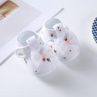 Zapatos De Bebé Para Primera Caminata Con Lazo Floral Para Niñas Suela Suave Comoda Para Recién Nacidos Niños Recién Nacidos Verano 2024 - details 2