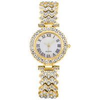 Set De 6 Relojes De Mujer De Lujo Con Rhinestones Diseño Roma Pulsera De Moda Joyería Relogio Feminino Sin Caja - details 4