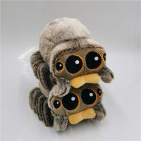 Muñeco De Peluche De Araña Negra Para Niños Y Decoración De Habitación De Juegos Anime Simulado Cojín Dulce Lucas Pequeño Regalo - details 2