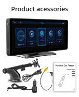 BQCC Estéreo De Coche Con Pantalla IPS De 10.26'' MP5 Reproductor De Audio USB Bluetooth FM Radio Carplay Android Auto B5303 - details 16