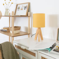 Ledkia Lámpara de Mesa de Madera Kanuni - Diseño Único y Elegante - details 3