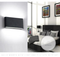 Lámpara De Pared Nórdica Aluminio IP65 Impermeable Para Interior Iluminación De Pasillo Escaleras Dormitorio Lámpara De Noche Moderna - details 4