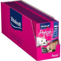 Vitakraft Poesie Delice Salsa con Abadejo 85 g - Comida Húmeda para Gatos, Bocaditos en Salsita, Sin Cereales - details 4