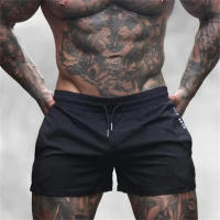 Nuevos Shorts De Entrenamiento Deportivos Trendy Con Tres Puntos Secado Rápido Para Hombres Pantalones Elásticos Para Correr Y Field Fitness Shorts De Playa - details 4
