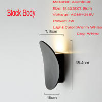Lámpara De Pared LED Moderna Para Interior Y Exterior Impermeable Creativa Para Decoración De Jardín Y Patio Fuente De Alimentación AC90-260V - details 4
