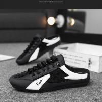 Zapatos Casuales Para Hombre Antideslizantes Media Caña De Malla Transpirable Absorbente De Sudor Ligeros Moda 2023 Para Paseo Al Aire Libre - details 3