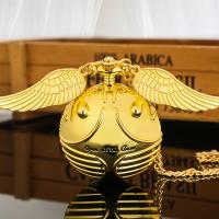 Reloj De Bolsillo Cuarzo Grande Y Pequeño Golden Snitch Con Colgante De Ángel Y Patrón De Cuarzo Para Hombres Y Mujeres Moda Casual Sin Etiquetas - details 8