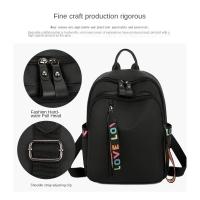 Mochila De Viaje Estilo Universitario Ligera De Tela Oxford Gran Capacidad Diagonal Mochila Fashionable Para College - details 1