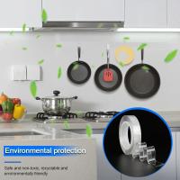 Cinta Adhesiva Nano Doble Cara Extra Fuerte Transparente Impermeable Para Decoración Y Uso Doméstico Cinta Fijadora Gruesa Útil - details 7