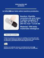 Insoles Ortopédicos Para Flat Foot Soporte De Arco Para Cuidado De Los Pies Unisex 1 Paquete Almohadillas De Salud Del Pie Antideslizantes Absorbentes De Sudor Transpirables Adecuado Para Zapatos - details 8