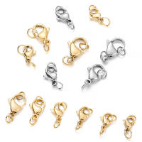 30pcs Aros De Saltar Y Cierre De Langosta De Acero Inoxidable Para El DIY De Collares Y Pulseras Joyería Suministros Conector - details 2