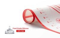 Manta De Silicona Antideslizante Para Hornear Sin Grasa Con Escala Graduada Para Amasar Pizza Y Cocinar En Parrilla Utensilios De Cocina - details 2