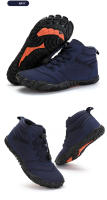Botas De Nieve Para Hombres Y Mujeres Zapatos De Invierno Botas De Tobillo Con Cierre Elástico Lining De Pelo Completo Resistente Al Agua Para Actividades Al Aire Libre - details 26