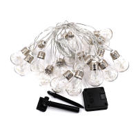 Cadena De Luces Solares LED 5M Impermeables Para Jardín Decoración De Fiesta Y Boda Luz De Amanecer Para Exterior Con 10 Luces Incluidas - details 1