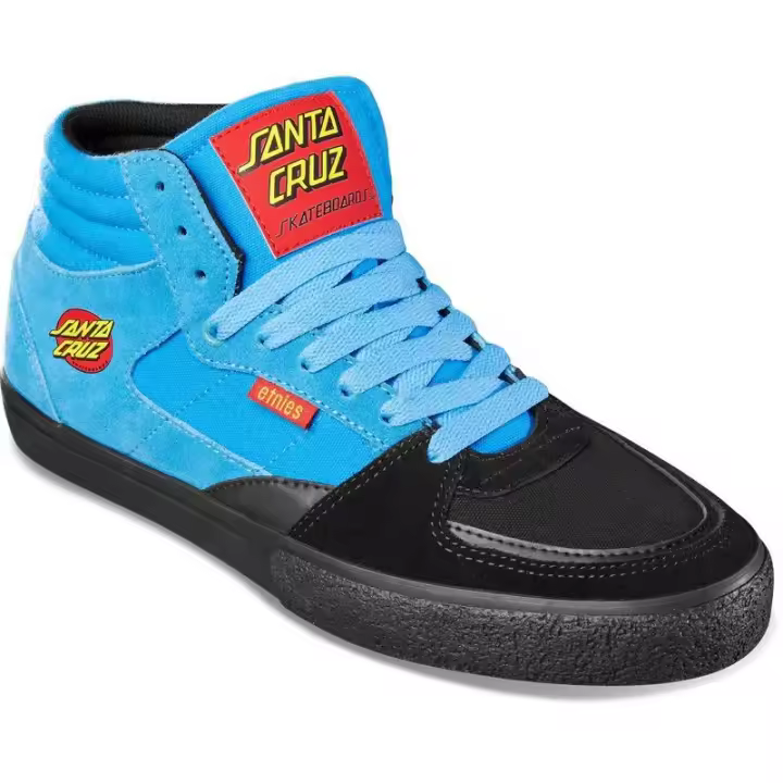 Zapatillas Etnies Screw Vulc Mid X Santa Cruz Black Blue - 1