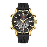 Reloj De Cuarzo Para Hombre KAT-WACH De Alta Calidad Resistente Al Agua Con Mostrador Analógico Y Digital Correa De Silicona Negro Regalo Para Padre - details 2