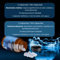 Colágeno Marino Hidrolizado 100% Puro - 1.215mg, 180 Cápsulas  Alta Absorción  Piel Radiante y Sin Arrugas  Huesos y Articulaciones Fuertes  Alivio del Dolor Articular  Fabricado en España  Vitalnatura - details 4