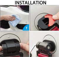 Adornos De Gancho De Remolque Para Coche Simulación De Anillo De Carreras Decoración De Estilo De Automóvil Anterior Y Posterior JDM RACING ABS Plástico Rojo Azul Morado Oro Negro Y Plateado - details 7
