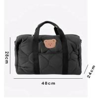 Bolso De Diáspito Grande Y Capacitivo De Otoño E Invierno En Negro Para Mamá Bolso De Viaje Adecuado Para El Día a Día Y Uso Diario - details 4