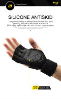 Guantes De Levantamiento De Peso Kyncilor Para Hombres Y Mujeres Deportivos De Fitness Y Gimnasia Con Estampado En La Palma Para Construcción Corporal - details 4