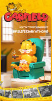 Bloques De Construcción Garfield Sentado En Un Sofá Con Figuras Miniatura Juego Educativo DIY Para Niños Escena Clásica De Anime - details 0