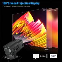 4K Proyector portátil Android 11, Native P 1080, 390ANSI, HY320, invitado, Wifi6, BTpig, cine 1920*1080P. - details 1