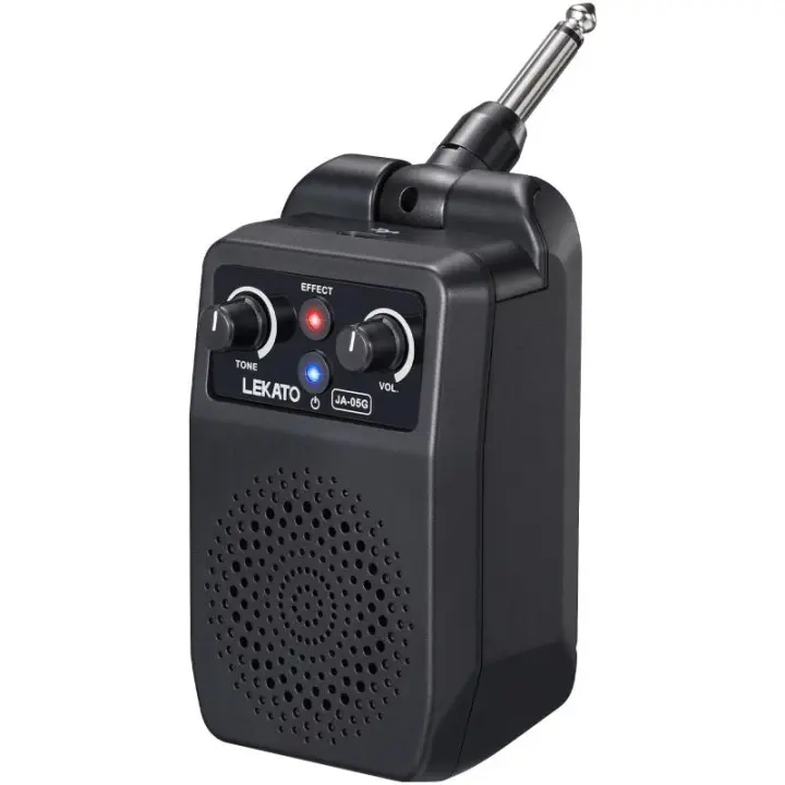 Amplificador De Guitarra Eléctrica LEKATO Con Ajuste De Voz Y Hablador Portátil Plug-in Con Effecitos De Reverb Distorsión Y Overdrive - 1