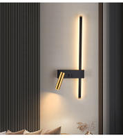 Lámpara De Pared Nórdica LED Para Iluminación Interior De Hogar TV Dormitorio Sala De Estar Pasillo Decoración Moderna Luz De Pared Sconces - details 8
