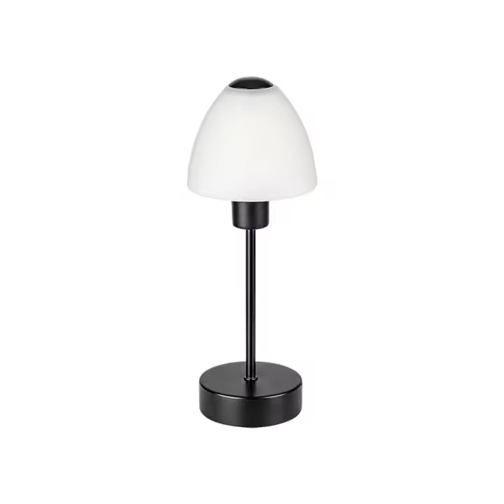 Lampara Mesa Metal Negro mate E14 Cristal Estilo Clásico LYDIA  RABALUX - 1