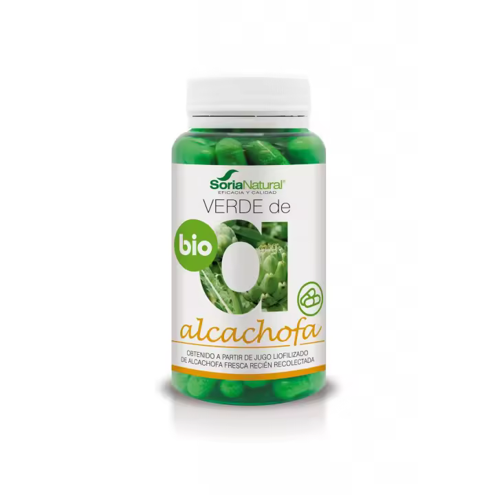 SORIA NATURAL VERDE ALCACHOFA BIO 80 CAPSULAS - 1