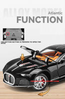 Modelo De Coche De Aleación Bugadi Atlantic 1:24 Con Sonido Y Luz Vehículos Decorativos Juguetes Para Niños Regalo Metal - details 5