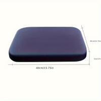 Cojín De Asiento De Esponja Para Oficina Y Comedor Con Diseño Antisalga Y Rebound Lento Almohadilla De Memoria De Alta Densidad Para Silla De Escritorio - details 0