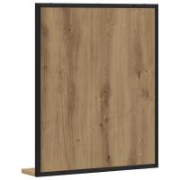 Espejo de baño vidaXL Roble Artesanal 50x12x60 cm Madera elaborada - details 5