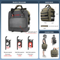 Bolsa De Viaje Para Motocicleta 20L-30L Bolsa De Sillín Universal Impermeable Accesorio De Equipaje Para Motocicleta - details 6