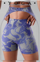 Leggings De Entrenamiento Sin Costuras De Alta Elasticidad En Color Camuflaje Para Mujer Shorts De Yoga Levantador De Glúteos Ropa Deportiva Ajuste Fitness Pantalones De Gimnasio - details 1