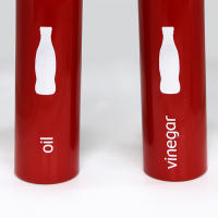 Set x 2 Botellas Dispensadores tipo Extintor Coca-Cola 18cm  (Aceite y Vinagre) - SpazioLuzio - details 0
