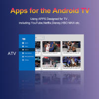 Smart TV Stick Salange M98 Y10 Android 14 ATV Allwinner H618 Con WIFI Dual 2.4G/5G Airplay Preinstalado APP Control Remoto Incluido - details 15