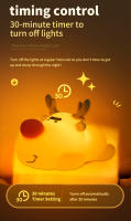 Lámpara De Mesa LED De Navidad Con Diseño De Reino De Los Viejitos Luz Nocturna De Niño Decoración Para Escritorio Dormitorio Iluminación De Calabaza Para Ambientes Infantiles - details 6