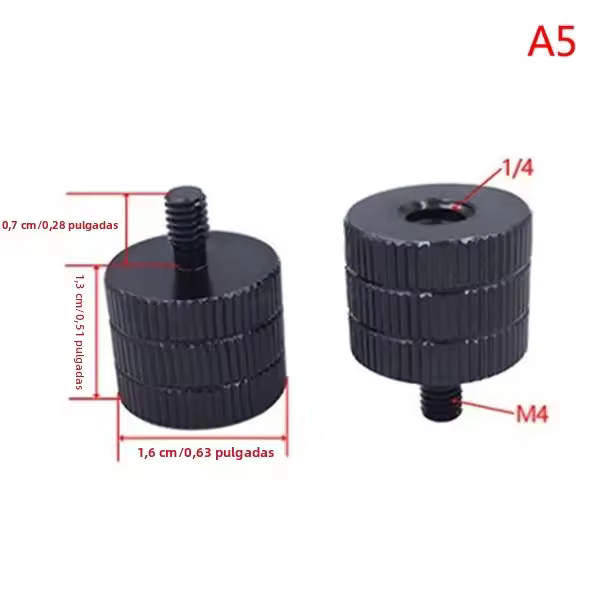 Adaptador De Montaje 1/4 a M4 M5 M6 M8 M10 Convertidor De Tornillo Hombre a Mujer Accesorio Estándar Para Fotografía SD&HI - 1