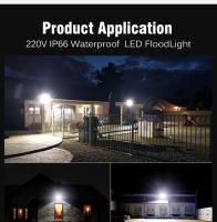 Fuente De Luz LED De Alta Brillo IP66 Impermeable 100W 200W 300W Para Iluminación Exterior De Jardín Y Calle - details 7