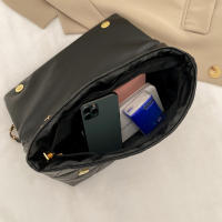Bolso De Hombro Para Mujer Con Tirador De Cadena Casual Estampado a Cuadros Y Bordado Bolso Cruzado Versátil Para Trabajo Y Día a Día - details 7
