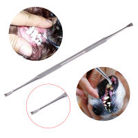 Doble Cabeza De Acero Inoxidable Limpiador Dental Para Perros Herramienta De Higiene Oral Y Salud Dental Con Escáner Y Escáner - details 4