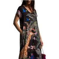 Vestido Midi Estampado Safari – WA Wild Animal | Colorido, Cómodo y con Estilo Exótico - details 2