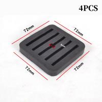 4Pcs Almohadillas De Goma Antivibración Para Aire Acondicionado De Exterior Absorción De Choque Antideslizante Duraderas Para Balcones Y Tejas Externas - details 1